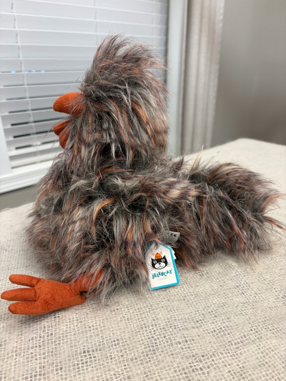 NWT Jellycat Orpie Chicken Retired Design Rooster Plush Multicolor New - Picture 2 of 10